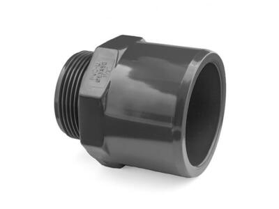 90 mm - 3 Zoll einfache Buchse: BSP PVC-Außengewindeadapter