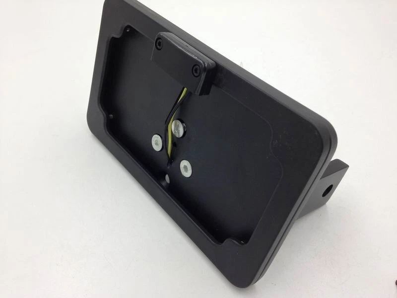 Black Side Mounted LED License Plate Bracket For HONDA CBR600 900 929 954 1100 - Image 4 of 4