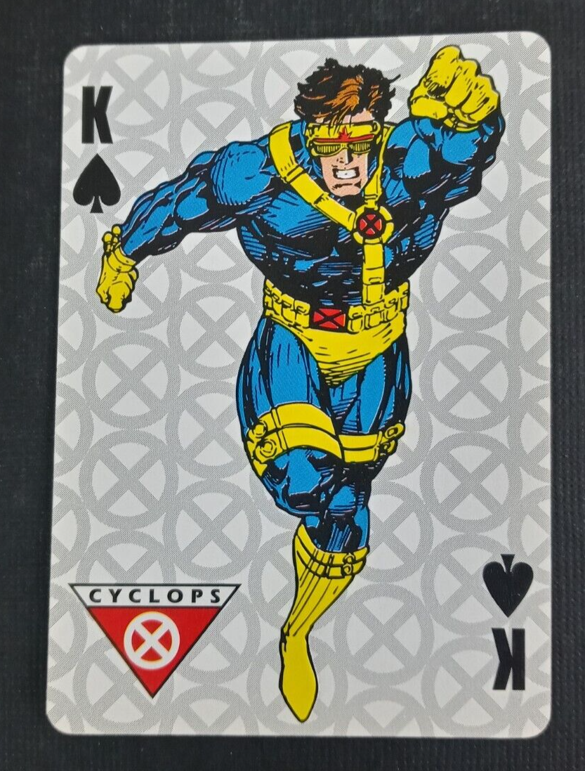 アメコミ　カード 1993 Marvel X-Men Playing Card Cyclops King Spades | eBay