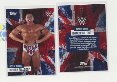 2021 Topps WWE On Demand Best of British  British Bulldog