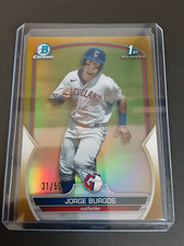 2023 Topps Bowman Chrome Jorge Burgos 1st Bowman /50.