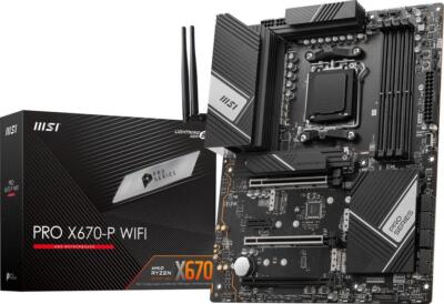 (Factory Refurbished) MSI PRO X670-P WIFI DDR5 Wi-Fi 6E AM5 AMD ATX Motherboard