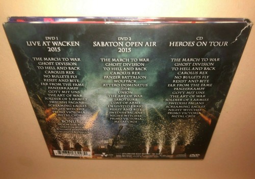 Sabaton Heroes On Tour 2 DVD (no CD) live hits at Wacken Open Air 2015 - Foto 4 di 5
