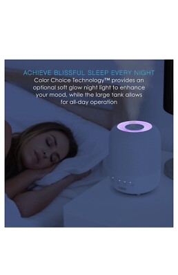 Pure Enrichment Easy-Fill Humidifier w/ 20 Optional Aromatherapy Pads OP- 1pack
