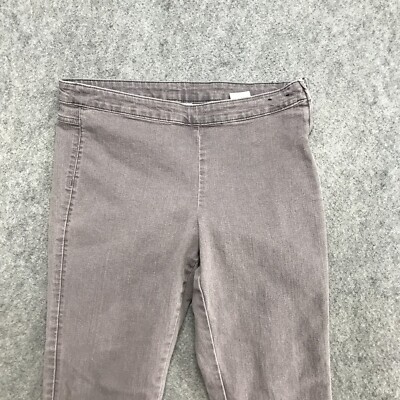 Divided by H&M Jeans Womens Size 12 Side Zip Gray Jegging Medium Rise No Pockets