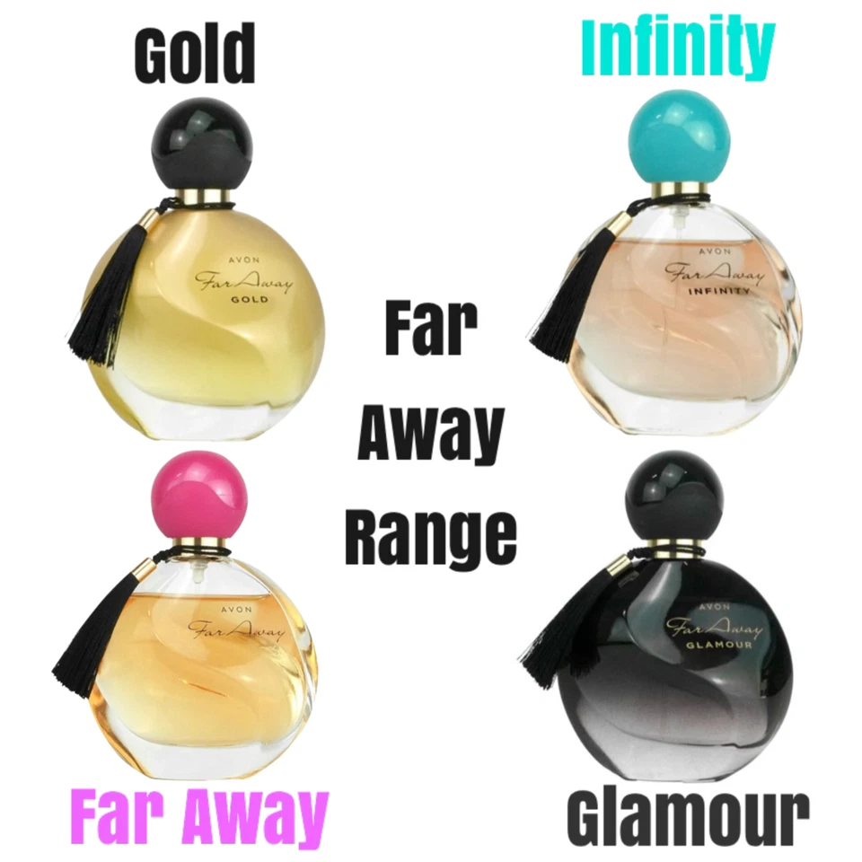 Avon 50ml, FAR AWAY,INFINITY,GLAMOUR, BEYOND, BEYOND MOON,- Brand New & SEALED