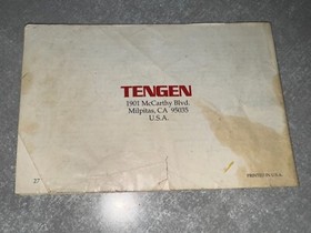 Gauntlet Tengen (Nintendo NES, 1988) Instruction Maual Booklet Only