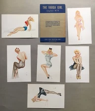 Varga Girl Esky Card Set #12 Complete set with envelope 1944