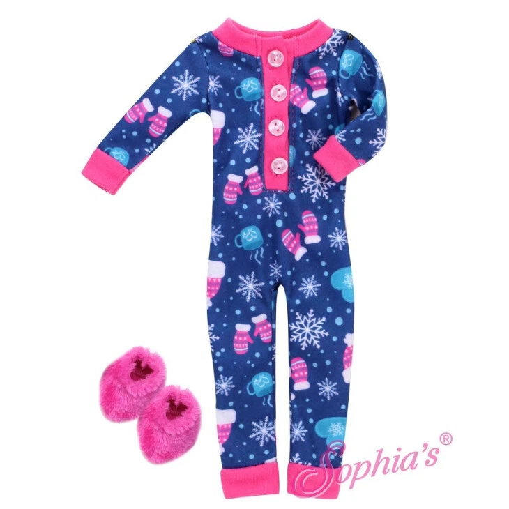Sophia's Wellie Wishers 14" Hot Cocoa PJ's & Slippers Set 36cm — 第 2/2 张图片