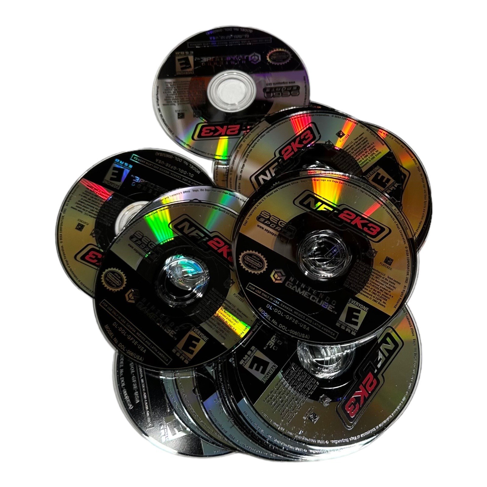 Lot of 20 Nintendo GameCube 2002 NFL 2K3 Football Disc Only | eBay