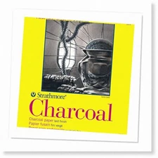 Charcoal Paper Pad - 300 Series, Top Wire Bound - Ideal for Artists and Students