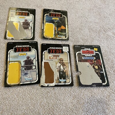 Rotj Star Wars cardbacks lot weequay klaatu prune face c-3po esb unpunched READ