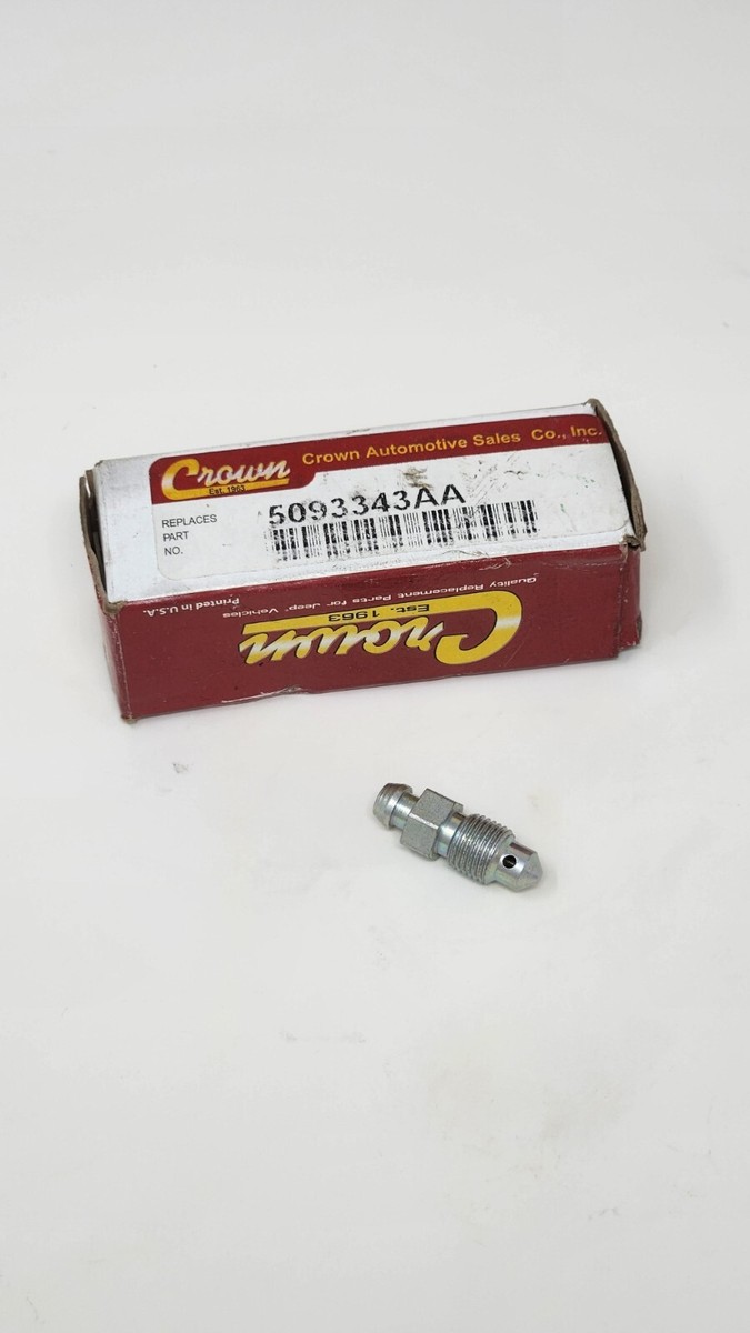 Brake Bleeder Screw M10x1.0 5093343AA 2007-2023 Jeep Wrangler JK