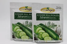 2 Pack Mrs Wages Refrigerator Kosher Dill Pickles Mix 1.94 Ounce