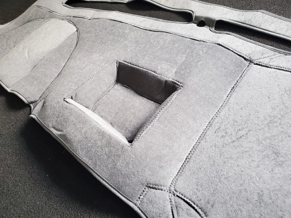 COVERKING 2015-2018 FORD F150 PAINEL CAPA TAPETE PAINEL ALMOFADA CAMURÇA CARVÃO NOVO  - Imagem 4 de 4