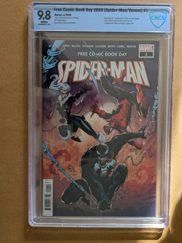 Free Comic Book Day 2020 Spiderman/Venom 1_CBCS 9.8_1st VIRUS (delayed)_WHITE pp