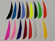Archery Past 4 Parabolic Feathers - 12 Pack, ...