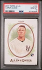 157182595 Aaron Judge 2017 Topps Allen & Ginter #172 Rookie RC PSA 10