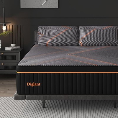 Plush 14'' California King Hybrid Mattress with Memory Foam & Pocket Coils
