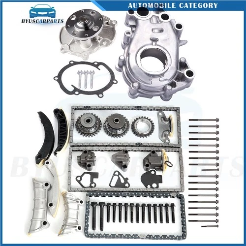 For 04-07 Cadillac Saturn 2.8L 3.6L N36A Timing Chain Kit Water Oil Pump Bolts
