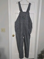 Key workwear unlined bib overall 40x30 NWT 52x30 striped