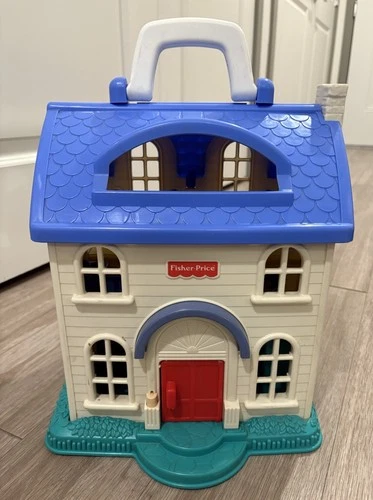 Vintage Fisher Price Little People Doll House #2511 Home Sweet Home 1996