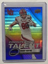 2024 Upper Deck World Of Sports Brant Kuithe Blue Rookie Insert Utah Utes