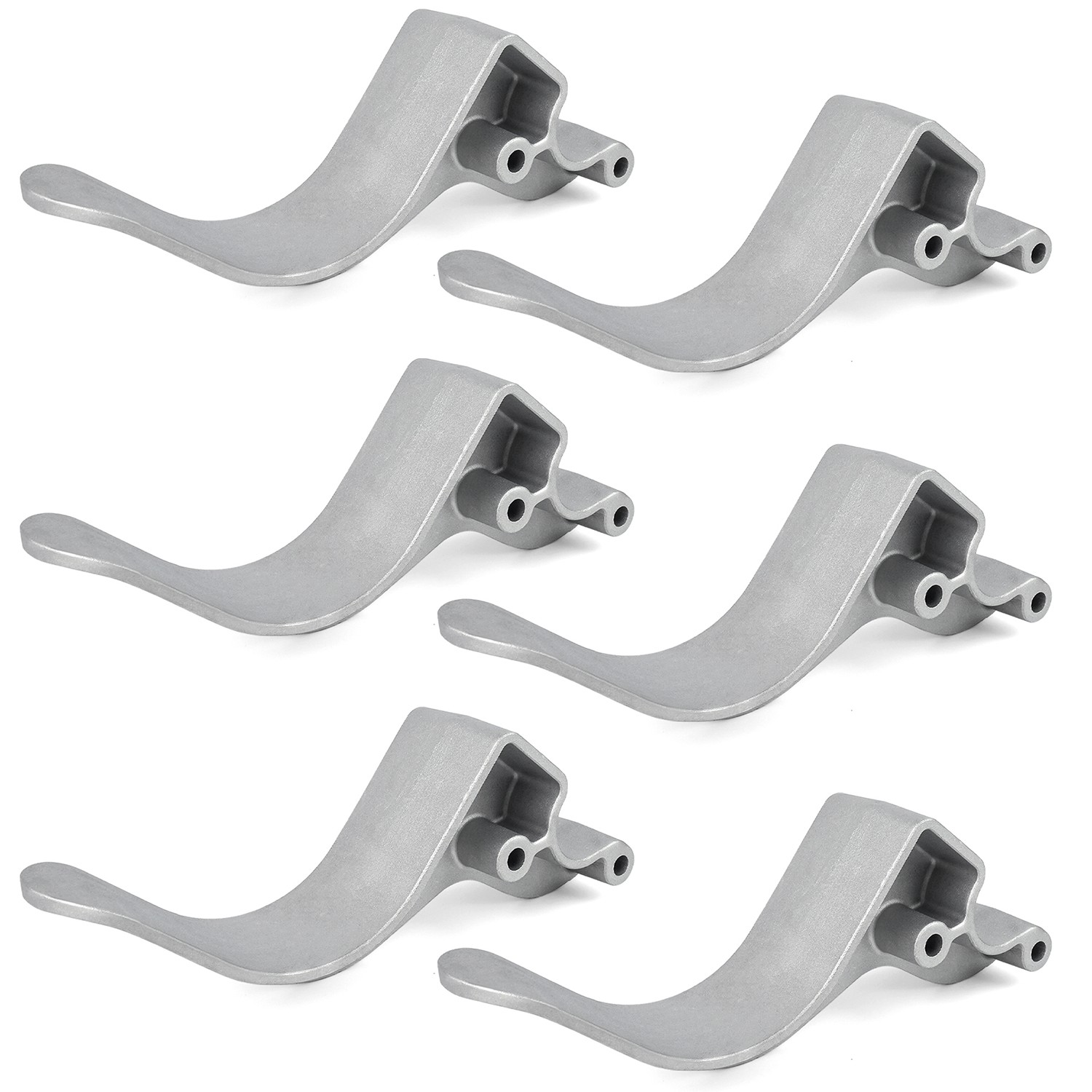 Cast Aluminum Tarp Stop Kit 1705454 with Clevis Pins - 6 Tarp Stops