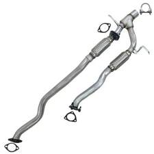 Stainless Steel Front & Flex Y Pipe Kit fits: 2014-2018 Jeep Cherokee 3.2L A.W.D