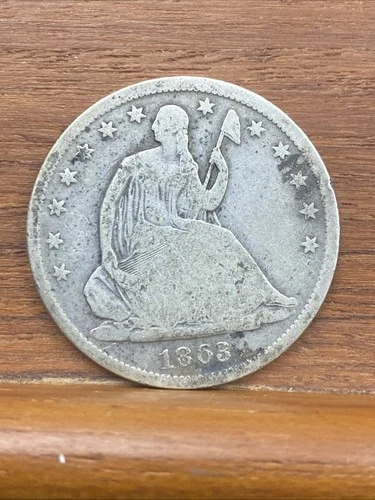 1853-S Seated Liberty Half Dollar — photo from the most recent tracked eBay sale