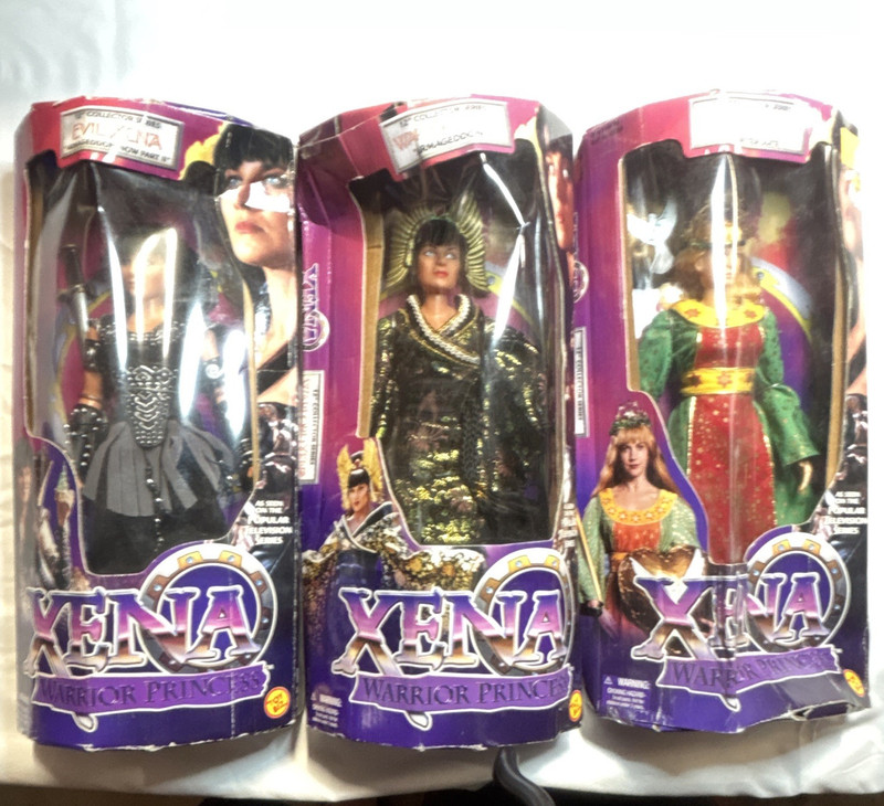 Xena: Warrior Princess Collection Figure Lot of 3 in Box
