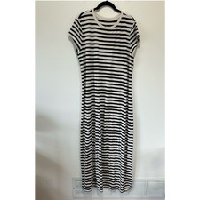 A New Day Target striped maxi dress size XXL black cream soft