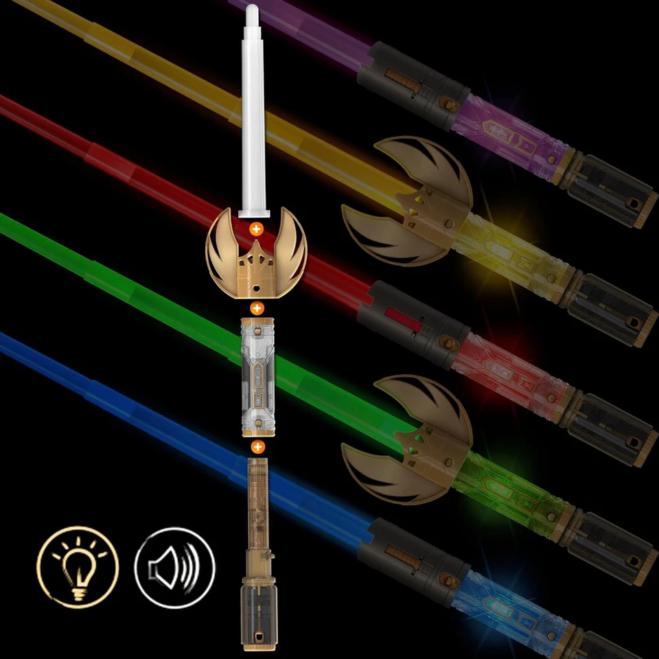 SPADA LASER KYBER CORE Star Wars Forge ELETTRONICA Cambia 5 COLORI Hasbro F9499 - Immagine 4 di 4