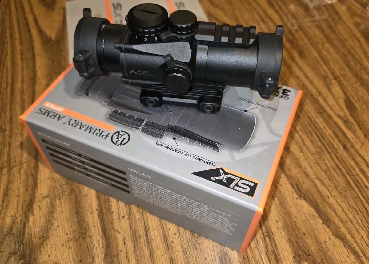 Primary Arms SLx Gen III Prism Scope -Black (710026) for sale