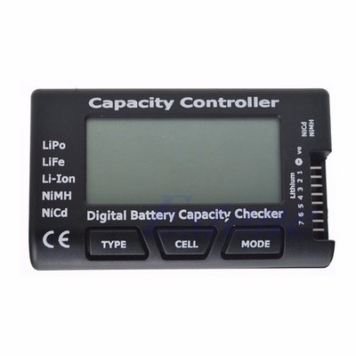 RC CellMeter-7 Digital   Capacity Checker For NiMH Nicd LiFe LiPo Li-ion #pq