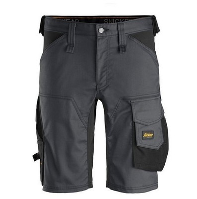 Snickers Allround Work Arbeits Shorts, grau-schwarz
