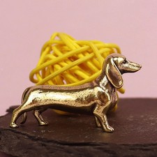 Statue de chien antique, ornement de collection, décoration rétro, cadeau,