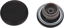 Drag Specialties Screw-In Gas Cap - Gloss Black with Vented - 0703-0817