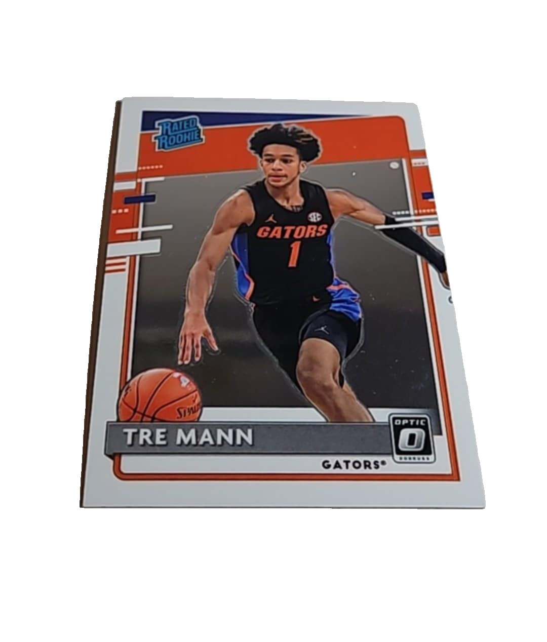 2021 Panini Chronicles Optic Draft Picks Rated Rookie, Rookie Tre Mann #221 NM