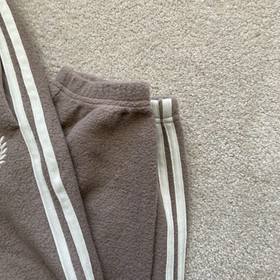 Victoria&rsquo;s Secret PINK Reverse Fleece High Waist Joggers Pants XL Iced Coffee