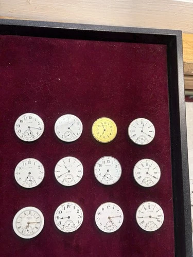 Antique Pocket Watch Movement Os Elgin Waltham Others