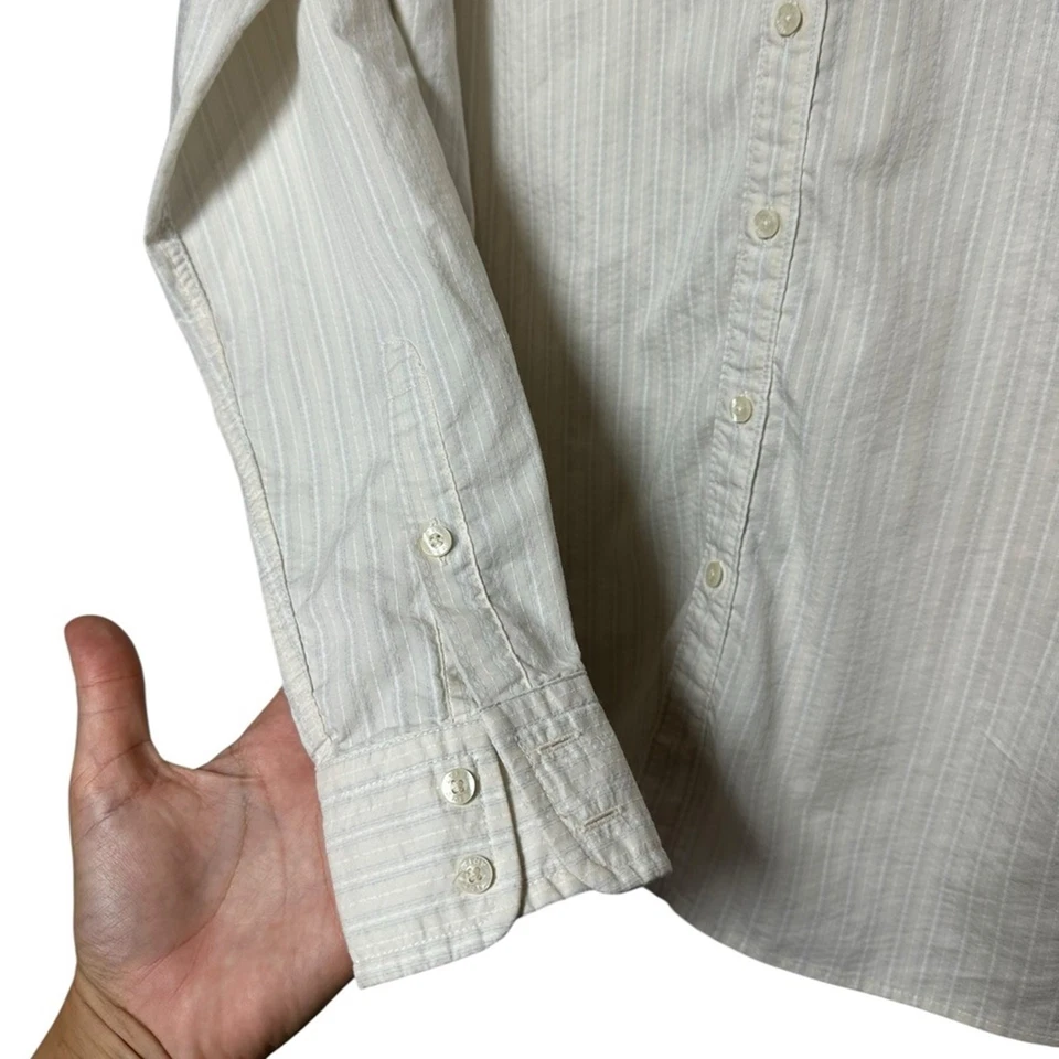 Camisa Ariat Pro Series Manga Larga Abotonada | Mezcla de Algodón | Rayas Blancas | 36 Foto 3 de 4