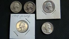 Lot of 5 Silver Washington Quarters From A Local Estate