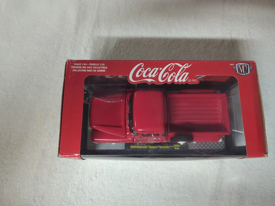 Camión Coca-Cola Company 1958 Chevrolet Apache Stepside Rw01 (18-01) M2 Foto 3 de 4