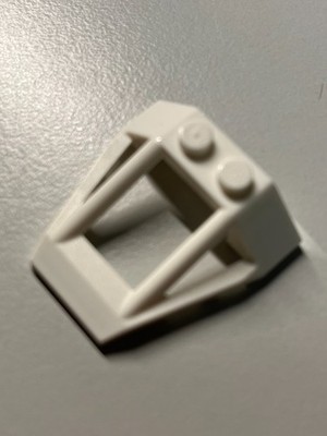 1 Stck. Lego White Windscreen 4 x 4 x 1 Roll Cage 47758