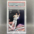 2017 Topps Chrome AARON JUDGE Rookie Catching - PSA 9