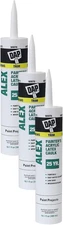DAP Alex Painter'S Acrylic Latex Caulk, White, 10.1 Oz (7079818670) (Pack of 3)