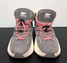 SOREL Out N About III Conquest Winter Ankle Boot Youth Size 4 Grey Boots