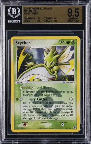 Scyther graded BGS 9.5 for sale on eBay