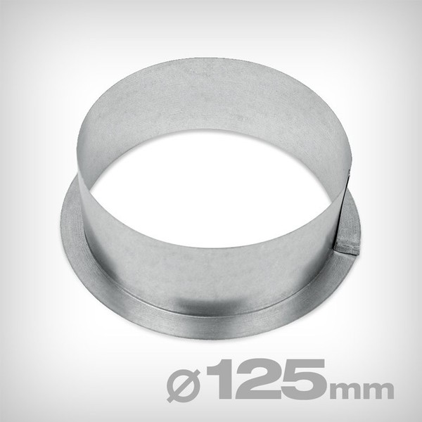 Anschluss-Flansch 125 Mm Wandanschluss FüR LuftschläUche Mauerflansch Bundkragen-image